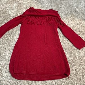 Chico’s red sweater woman’s 0